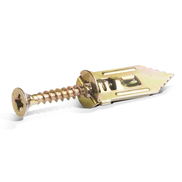 Rawlplug HAMMER IN ANCHOR FOR PLASTERBOARD WITH SCREWS 7 X 1-1/2 - BAG OF 25, PK25 R-S0-GPB/25 - main